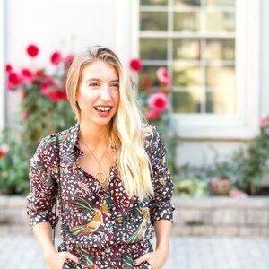 Collection Drake's® for J.Crew perfect shirt in Bird of Paradise / SIZE 0 / NWT